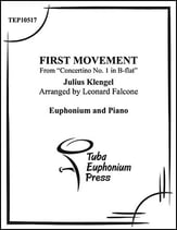 Concertino #1 in B-flat Major Euphonium and Piano P.O.D. cover